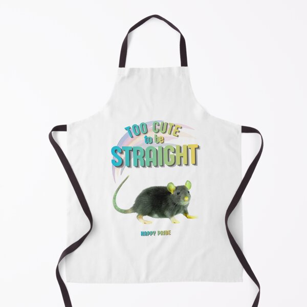 Item preview, Too cute to be Straight (Rat) designed and sold by MilkysGoods.