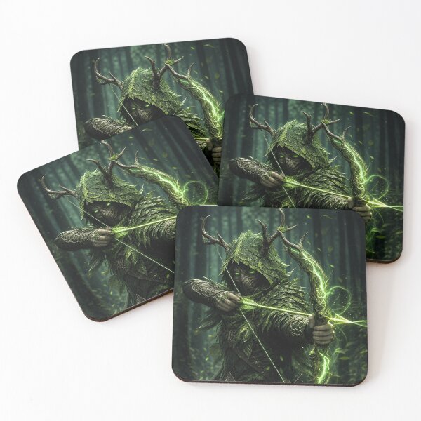 Item preview, Forest Guardian Archer | Mystical Nature Ranger Fantasy Art designed and sold by athanasioungr.