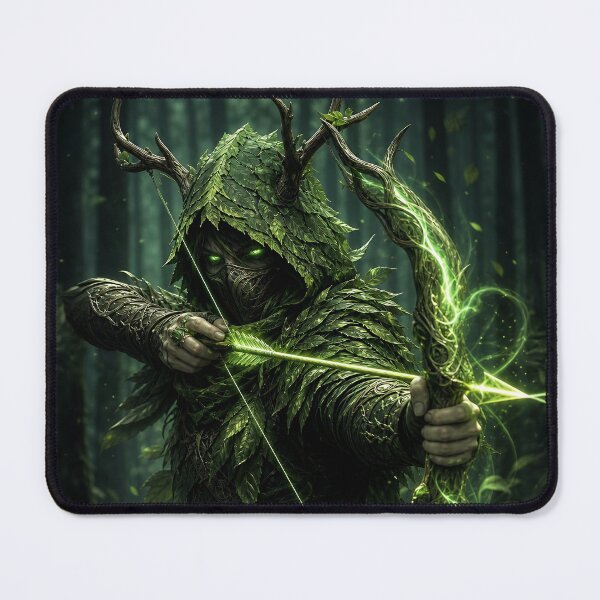 Item preview, Forest Guardian Archer | Mystical Nature Ranger Fantasy Art designed and sold by athanasioungr.