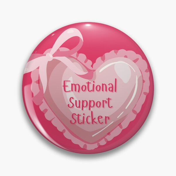 Item preview, Emotional Support - Heart designed and sold by Lucy Wrightson.