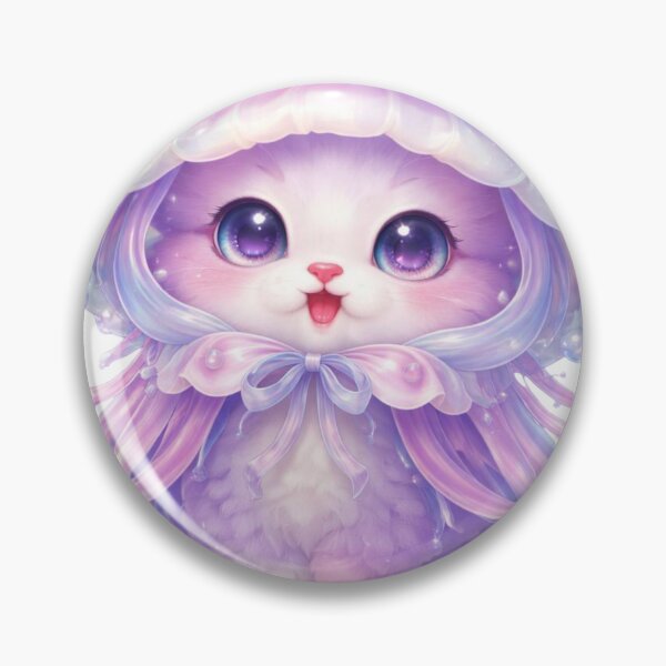 Item preview, Jellyfish Cat Fantasy Kawaii designed and sold by PurrfectClubArt.
