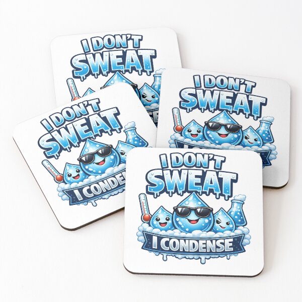 Item preview, Funny HVAC Condensation Meme - "I Don't Sweat, I condense" HVAC Tech Design designed and sold by FrozenHeat97.