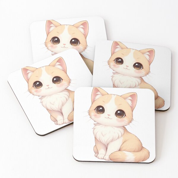 Item preview, Cute Ginger Cat Kawaii designed and sold by PurrfectClubArt.