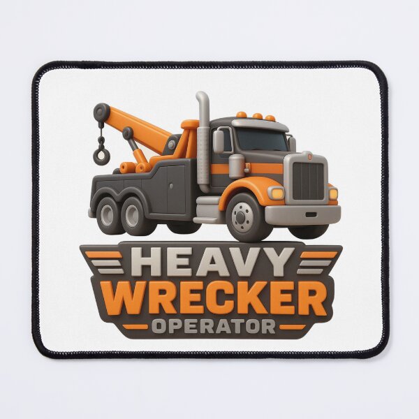 Item preview, Heavy Wrecker Operator Tow Truck Recovery Professional Design designed and sold by kakmi-art.