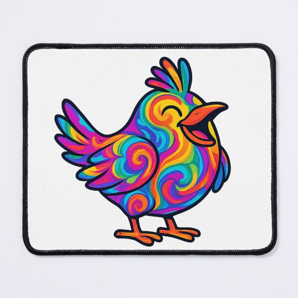 Item preview, Psychedelic Happy Bird designed and sold by syotos-ai.