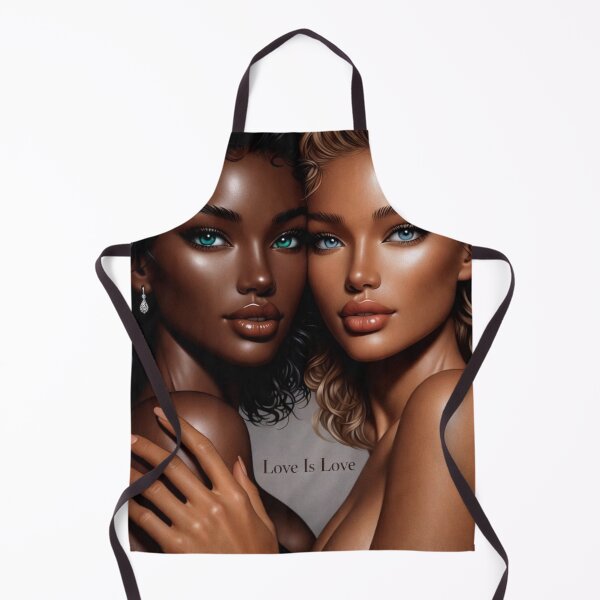 Item preview, Love Is Love Lesbian Pride Shirt Interracial Sapphic Couple LGBTQ Gift designed and sold by IRON SIREN.