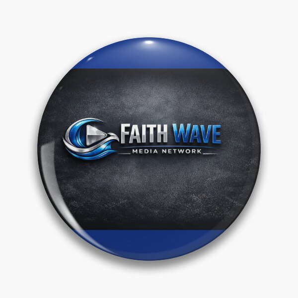 Item preview, Faith Wave Media Network – Christian Media Logo designed and sold by MastersDesignNk.