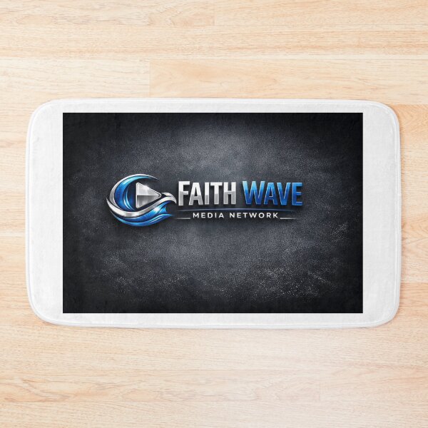 Item preview, Faith Wave Media Network – Christian Media Logo designed and sold by MastersDesignNk.