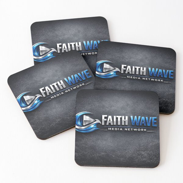 Item preview, Faith Wave Media Network – Christian Media Logo designed and sold by MastersDesignNk.