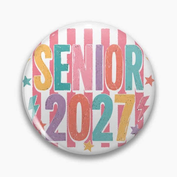 Item preview, Stripes Senior 2027 Girls Graduation Preppy Aesthetic designed and sold by VGAfanatic.