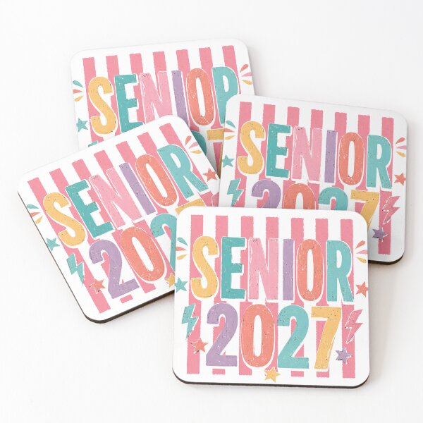 Item preview, Stripes Senior 2027 Girls Graduation Preppy Aesthetic designed and sold by VGAfanatic.