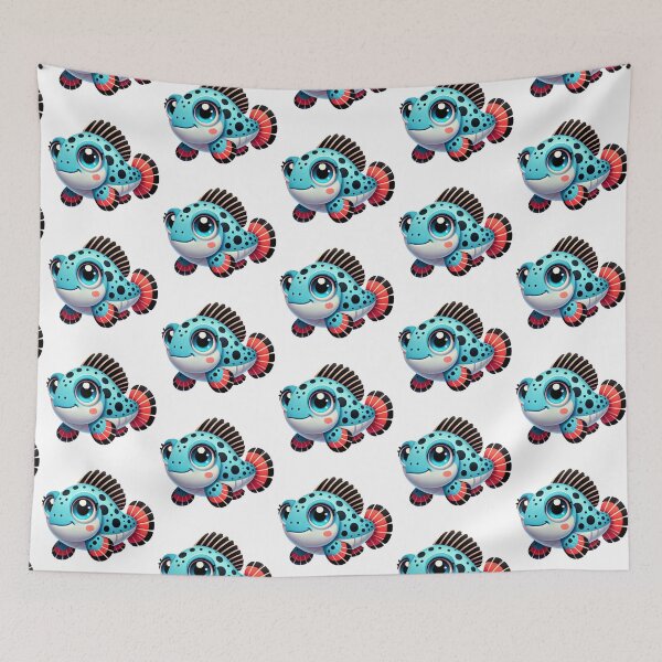 Item preview, Adorable Coelacanth Fish designed and sold by Sillytoe.
