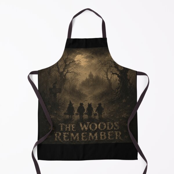 Item preview, Group Of Children Walking Haunted Woods Vintage Halloween Tee designed and sold by POD DYNASTY.