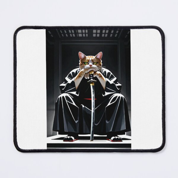 Item preview, Character - Cat Samurai Orange Tabby Gold Armor designed and sold by DoodyPets.