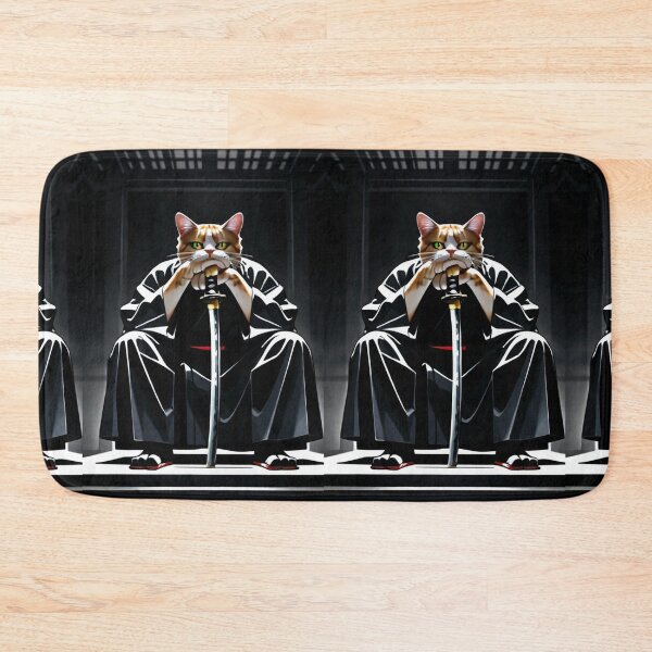 Item preview, Character - Cat Samurai Orange Tabby Gold Armor designed and sold by DoodyPets.