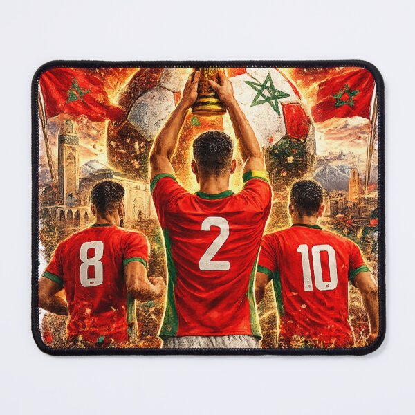 Item preview, Morocco Soccer 2026 Shirt – Moroccan Football Fan Gift designed and sold by UrbanPrintVibes.
