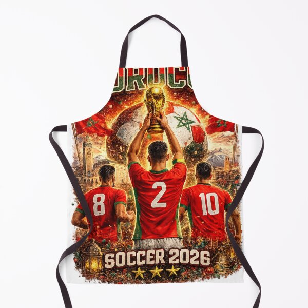 Item preview, Morocco Soccer 2026 Shirt – Moroccan Football Fan Gift designed and sold by UrbanPrintVibes.