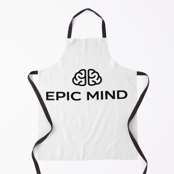 Item preview, Epic Mind Minimalist Brain Graphic Motivational Intelligence Quote Design designed and sold by MartBook.