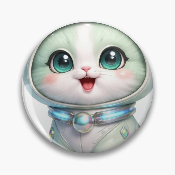Item preview, Space Explorer Cat Kawaii designed and sold by PurrfectClubArt.