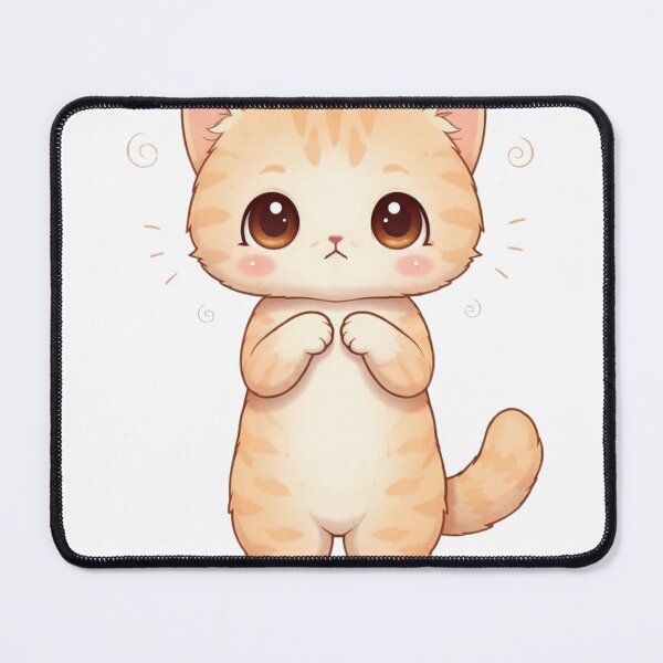 Item preview, Shy Orange Tabby Cat designed and sold by PurrfectClubArt.