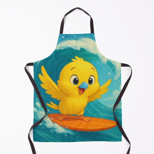 Item preview, Muckie the Budgie Rides a Wave designed and sold by LegademaArt.