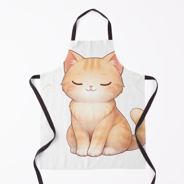 Item preview, Peaceful Orange Tabby Cat designed and sold by PurrfectClubArt.