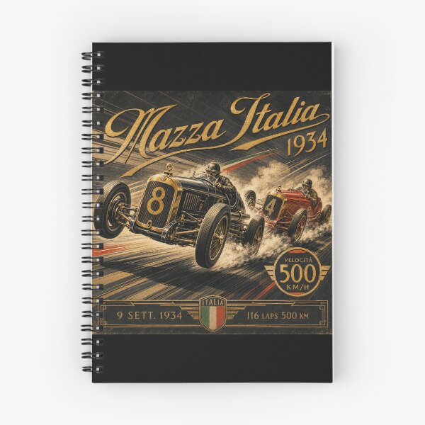 Item preview, Vintage Italian Grand Prix Art Deco Racing Posters #5 designed and sold by Helios Be. Lavsh.