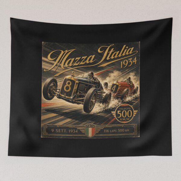 Item preview, Vintage Italian Grand Prix Art Deco Racing Posters #5 designed and sold by Helios Be. Lavsh.