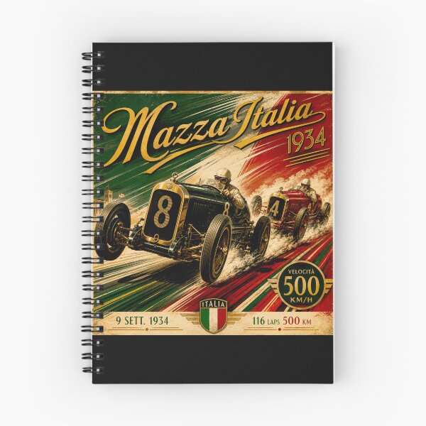Item preview, Vintage Italian Grand Prix Art Deco Racing Posters #6 designed and sold by Helios Be. Lavsh.
