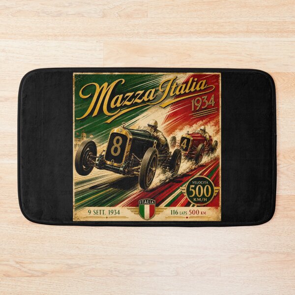 Item preview, Vintage Italian Grand Prix Art Deco Racing Posters #6 designed and sold by Helios Be. Lavsh.