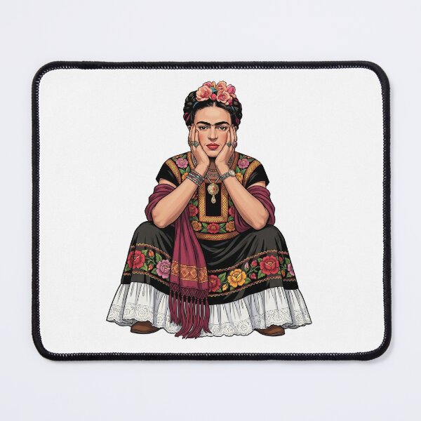 Item preview, Frida Kahlo Portrait Wearing Mexican Attire designed and sold by TeeARTHY.