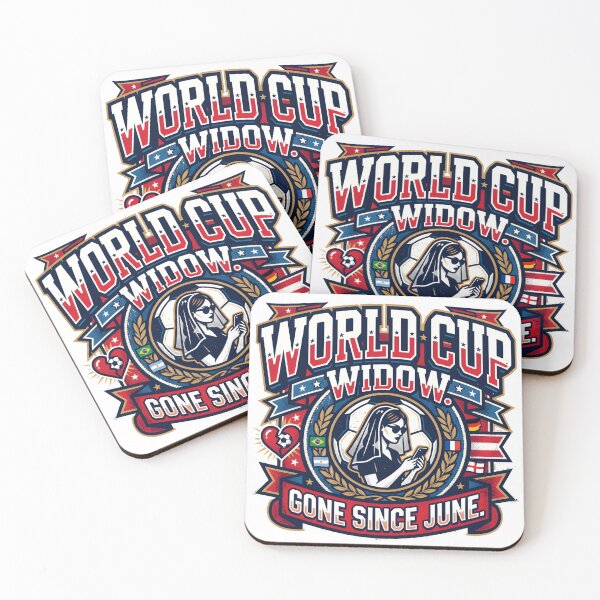 Item preview, World Cup Widow – Gone Since June Soccer Humorous Design designed and sold by maplesoulkiller.