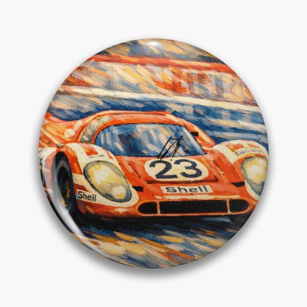 Item preview, Porsche 917K Le Mans Van Gogh Style Art designed and sold by HobbyaDois.