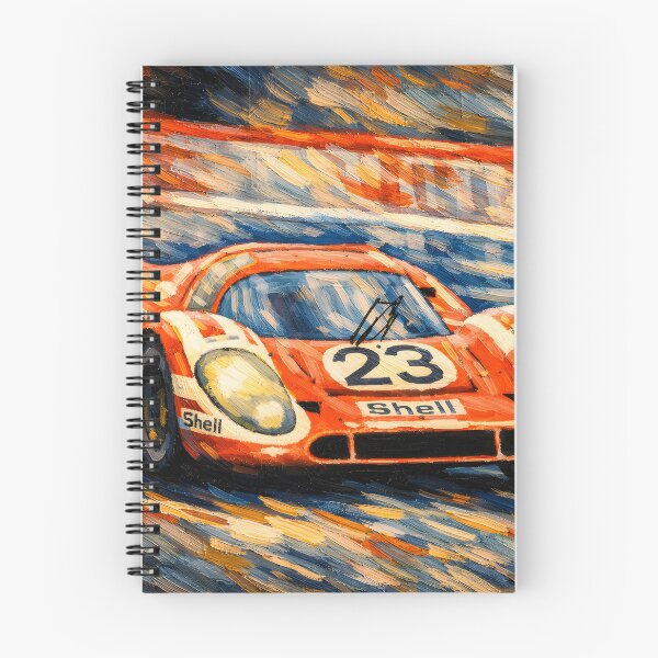 Item preview, Porsche 917K Le Mans Van Gogh Style Art designed and sold by HobbyaDois.