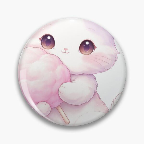 Item preview, Cotton Candy Cat Kawaii designed and sold by PurrfectClubArt.