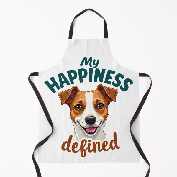Item preview, Jack Russell Terrier with My Happiness Defined text designed and sold by Prints by Mat.
