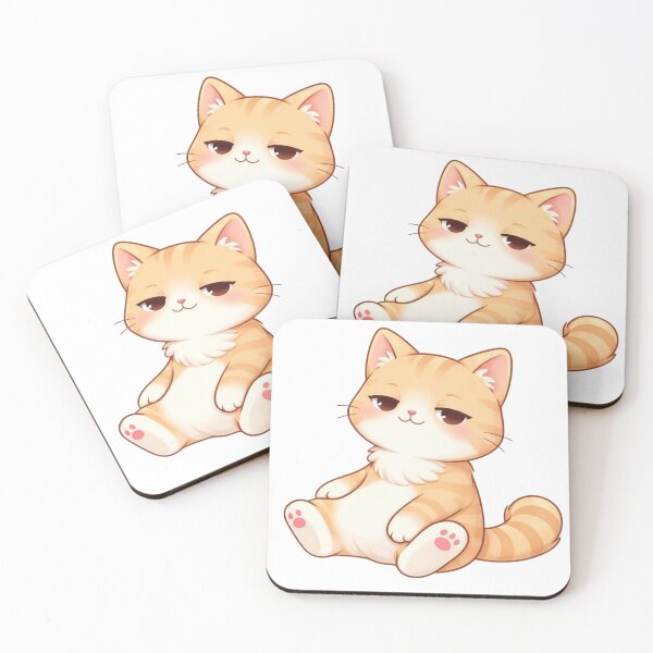 Item preview, Lazy Orange Tabby Cat designed and sold by PurrfectClubArt.