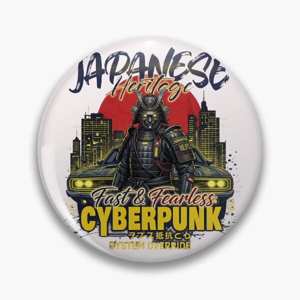Item preview, Cyberpunk Anime Netrunner Girl - Neo-Oni Mecha Hacker designed and sold by saamessart.