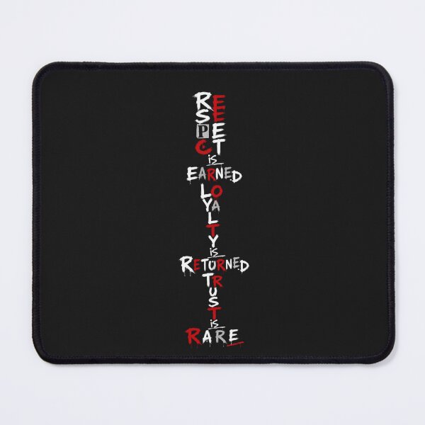 Item preview, Respect Is Earned Loyalty Is Returned Trust Is Rare Motivational Typography . designed and sold by LunaPrintCo.