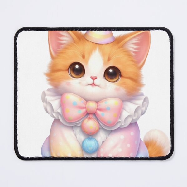 Item preview, Party Clown Cat Kawaii designed and sold by PurrfectClubArt.