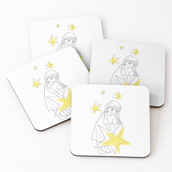 Item preview, A girl with stars designed and sold by EmuraStudio.
