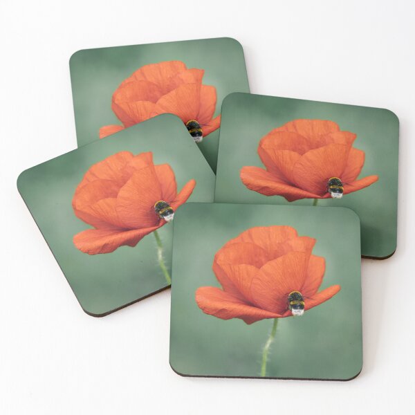 Item preview, Minimal Poppy Flower Nature Photography designed and sold by Mutezone.