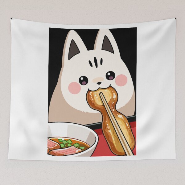 Item preview, Character - Cream Animal Chopsticks Youtiao Soup designed and sold by DoodyPets.