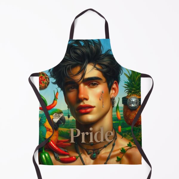 Item preview, Pride Surreal Portrait Shirt LGBTQ Parrot Pineapple AI Art designed and sold by IRON SIREN.