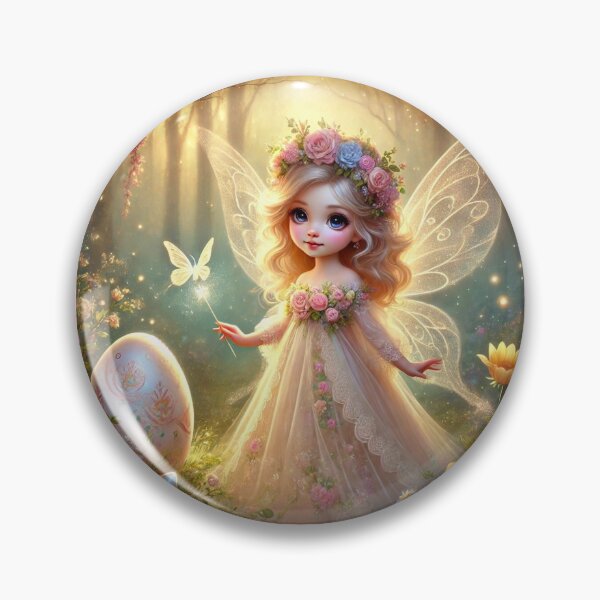 Item preview, Fairy and an Enchanted Spring in the Fairywood designed and sold by LegademaArt.