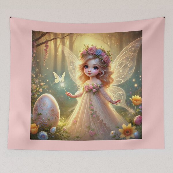 Item preview, Fairy and an Enchanted Spring in the Fairywood designed and sold by LegademaArt.