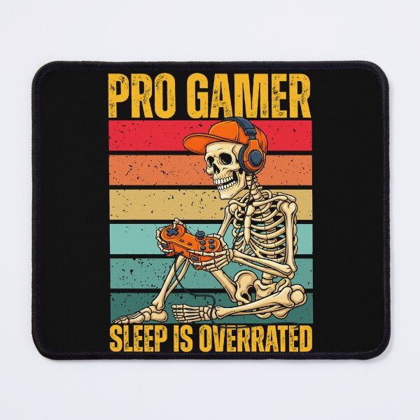 Item preview, Funny Pro Gamer Skeleton - Sleep Is Overrated designed and sold by legendaryskins.