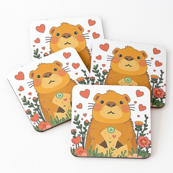 Item preview, Certified Therapy Capybara – Cute Emotional Support Animal T-Shirt designed and sold by MerchWSzpilkach.