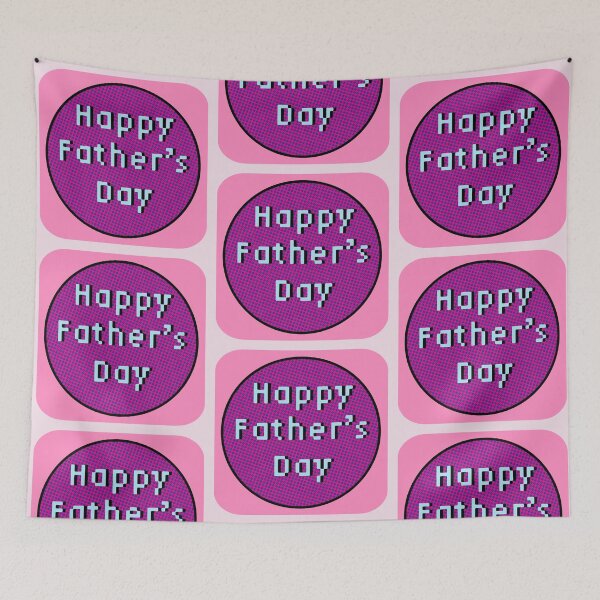 Item preview, Father’s Day Aesthetic Op Art Lettering designed and sold by cremedecolor.