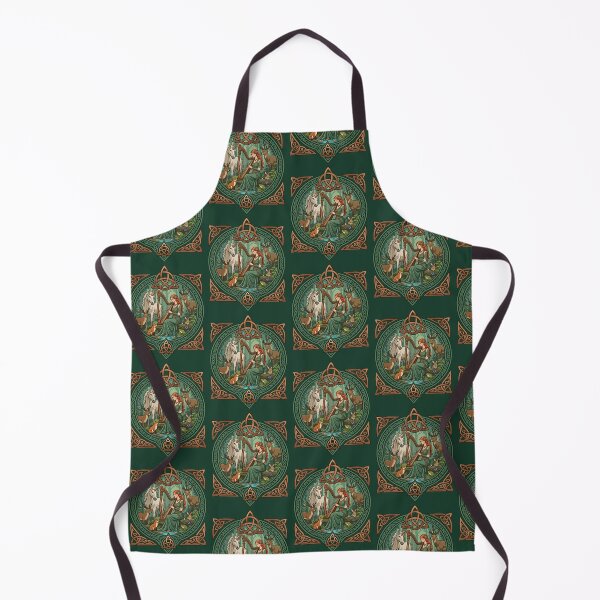 Item preview, Celtic Trinity Knotwork Harp Playing Fantasy Forest designed and sold by TeeARTHY.